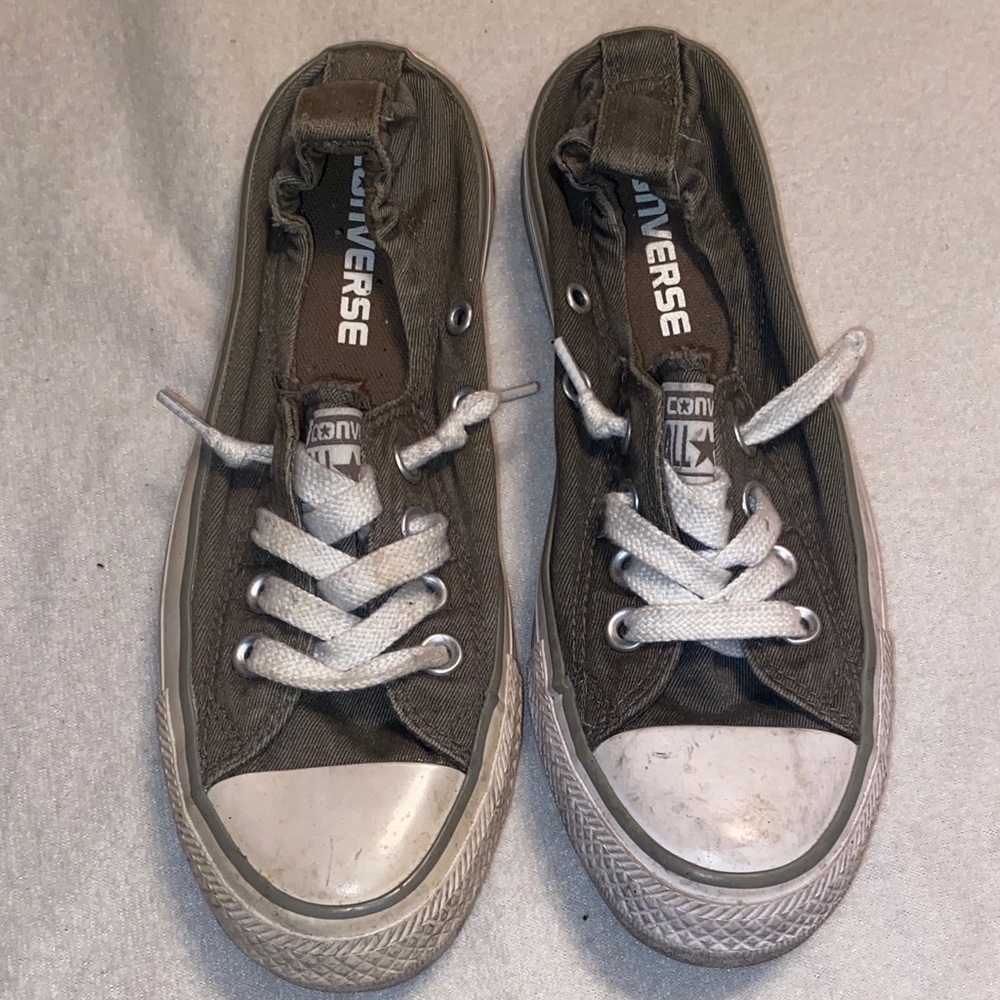 Converse Dark Gray Canvas Shoes